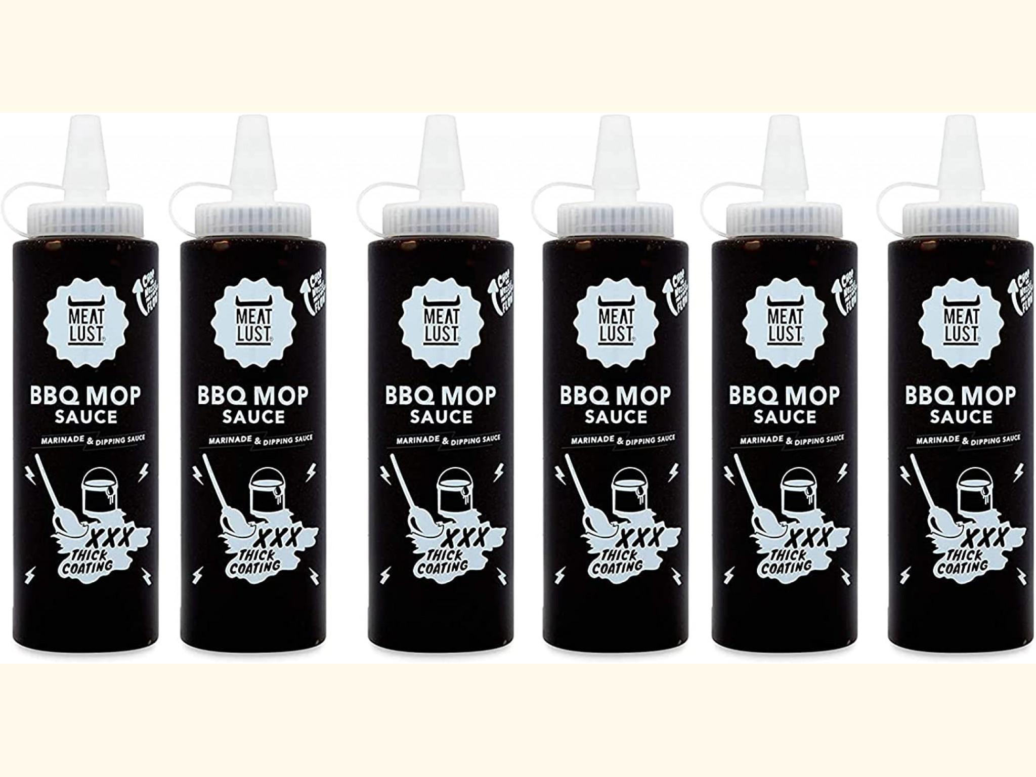 Meat Lust Barbeque Mop Sauce 200ml (Pack of 6) Meat Lust Barbeque Mop Sauce 200ml (Pack of 6)